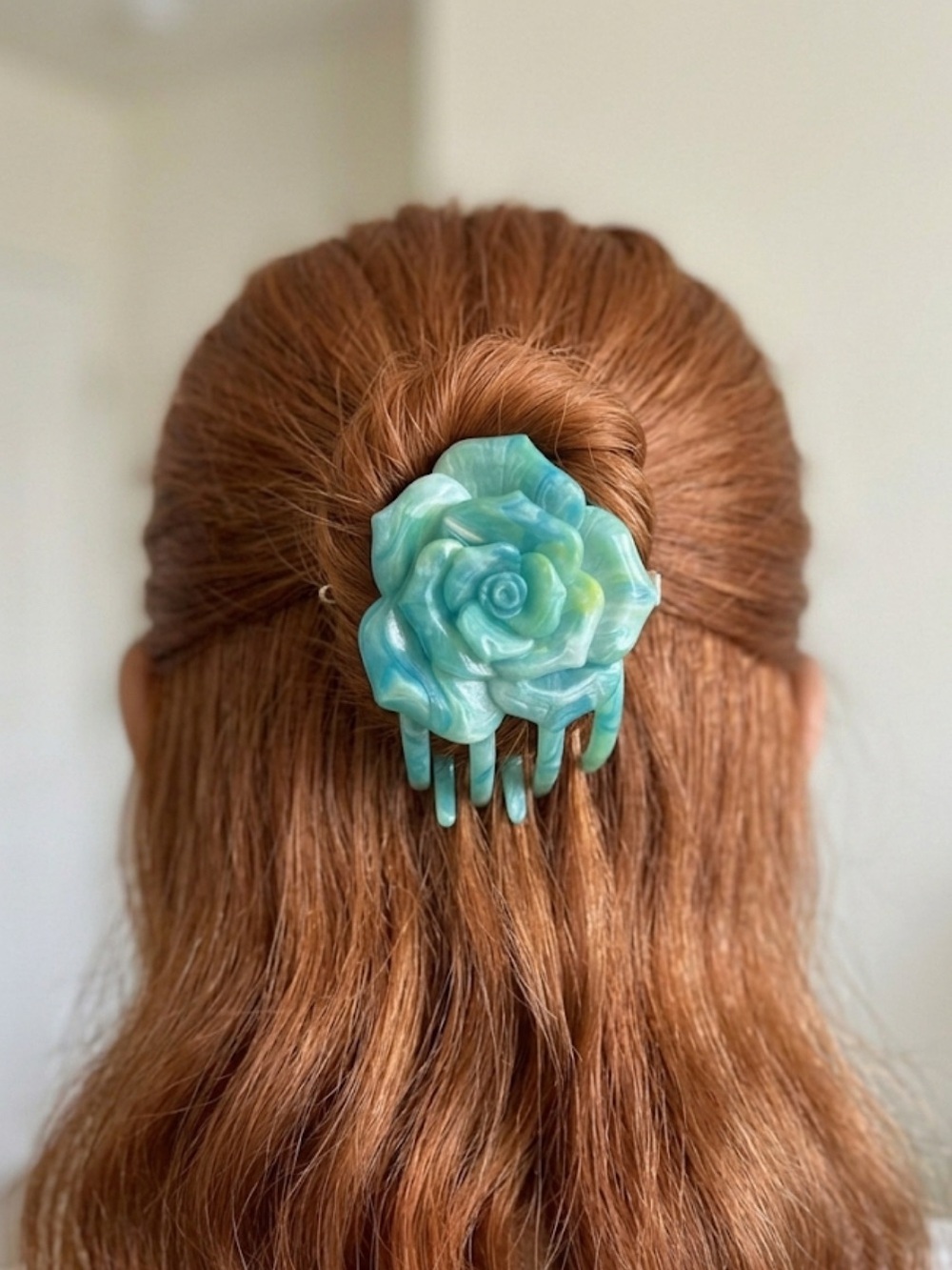 Rose Hair Comb Clip - Women Accessories (different colors)